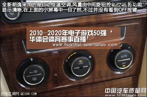 2010-2020年电子游戏50强‘华体会体育赛事直播’